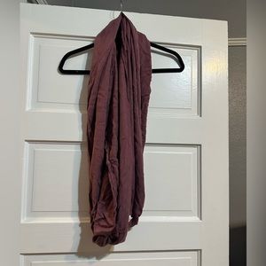 Rayon circle scarf - dark purple
